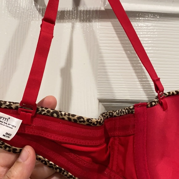 Maidenform Leopard Print Bra 36C Adjustable Strapless Style 09455 - Picture 4 of 4